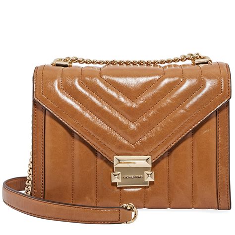 michael kors whitney large quilted leather shoulder bag|whitney medium quilted shoulder bag.